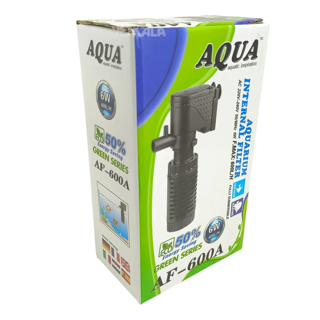 فیلتر داخلی آکواریوم آکوا مدل AF-600A سری گرین